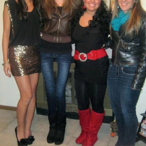 Bebe Black Sequin Dress - XXS - Picture 3 of 3